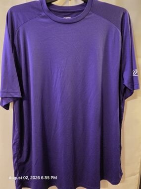 Rawlings Purple Short-Sleeve Athletic Tee